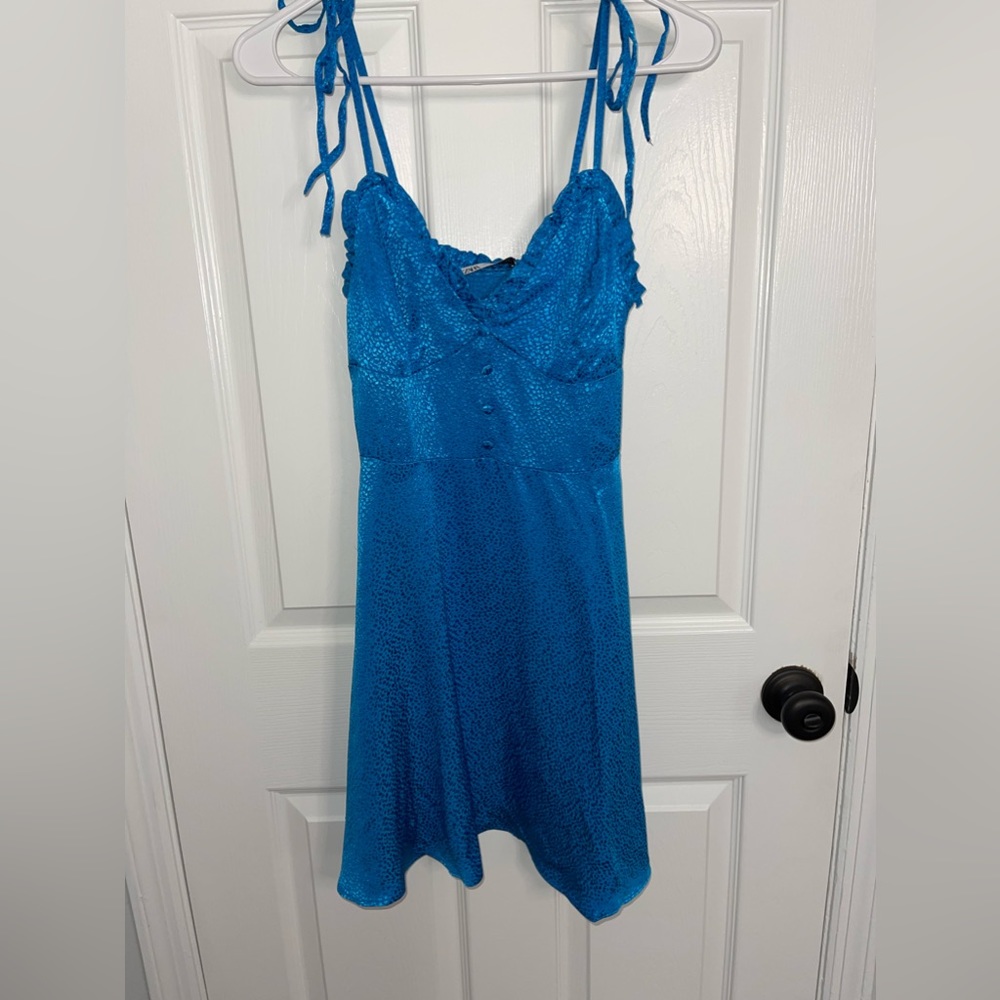 Zara Blue Mini Dress